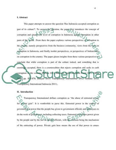 Has Indonesia Accepted Corruption As Part Of Its Culture