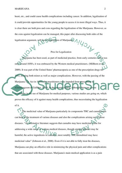 Marijuana Legalization