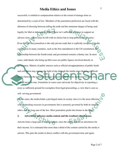 Media Ethics IssueFinal