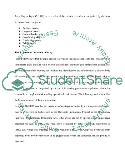 Event Management Issues