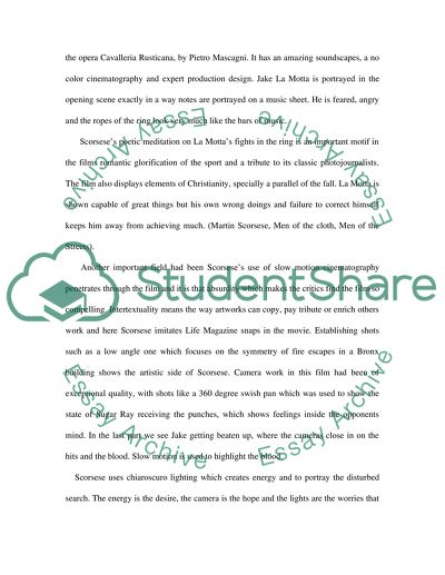 Film Sequence - Raging Bull (Martin Scoreses, 1980)