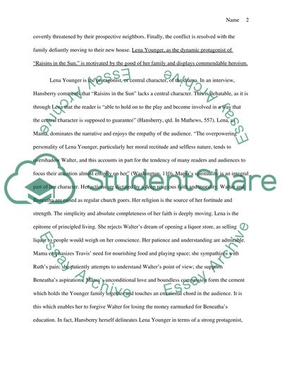 Raisins in the Sun: Lena Younger