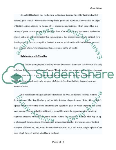 Life of Marcel Duchamp