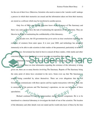 Short Story the Sanctuary
