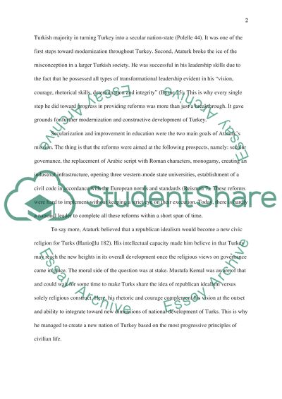 Leadership of Mustafa Kemal Ataturk