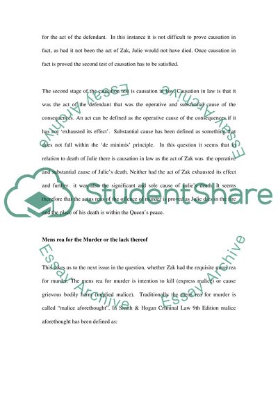 Law Relating to Murder