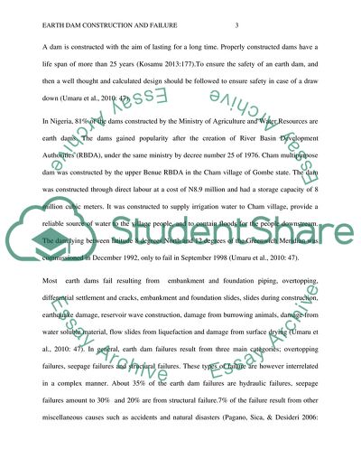 Geotechnical Engineering: Earth Dam Construction and Failure