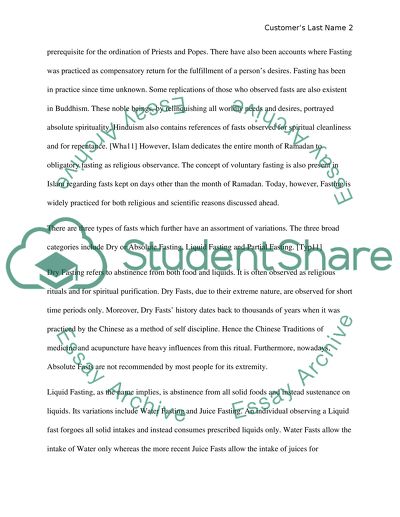 Fasting: Cleansing or Starving