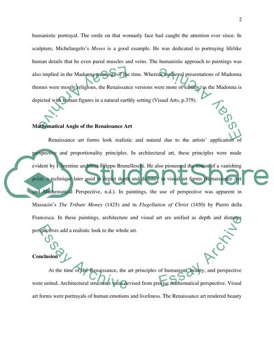 Renaissance architecture, sculpture, & painting