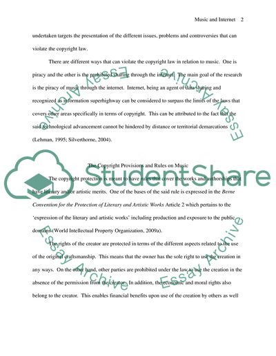 The Internet and the music industry