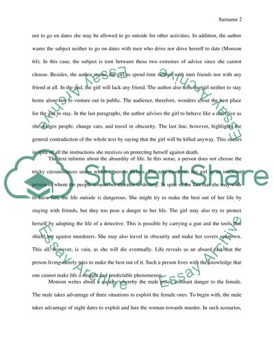 To Reduce Your Likelihood of Your Murder