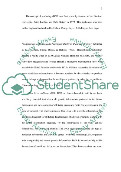 Recombinant Proteins