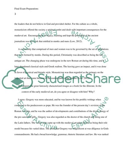 Final exam praperation