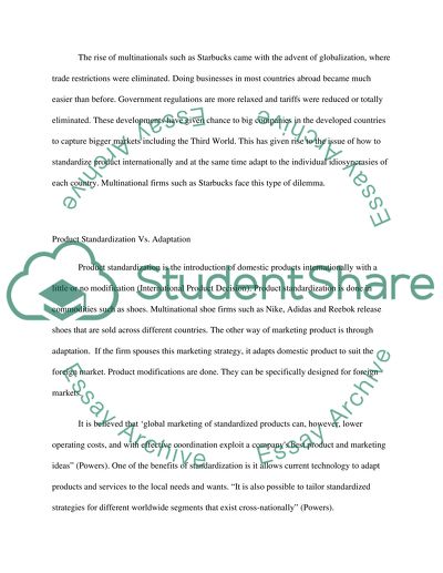 The Analysis of the Growth of Starbucks