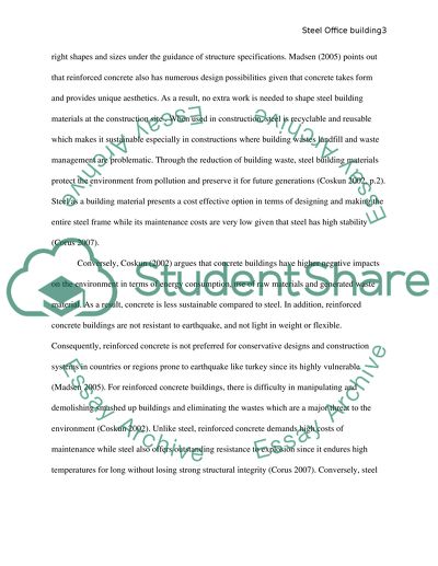 Steel office building