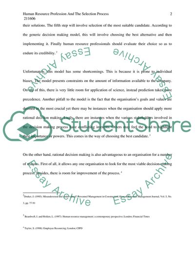 The Job of the Human Resource Professional