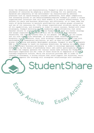 Procter & Gamble in Retail Stores