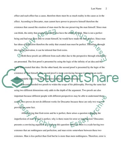 Proof of Gods existence and Human error