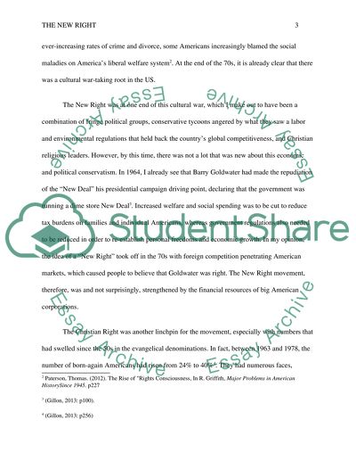 The New Right Movement Issues