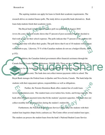 Research on student debt management and budgeting in Canada