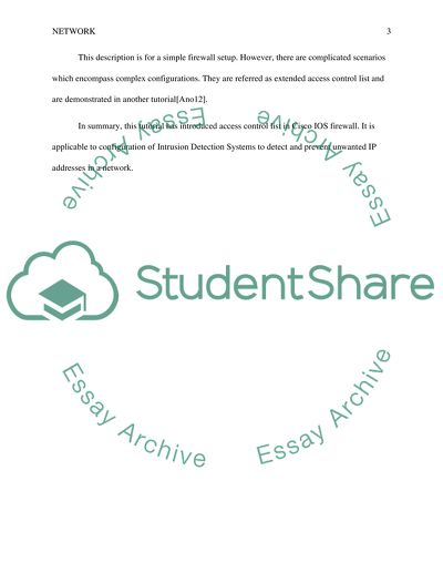 Network Management: Lab 3