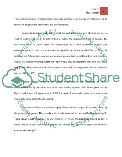 Greek and Roman Civilizations