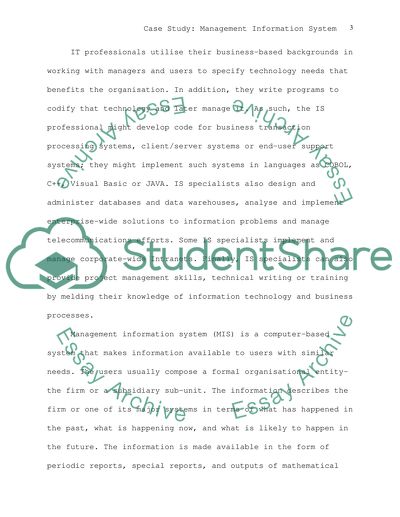 Management Information