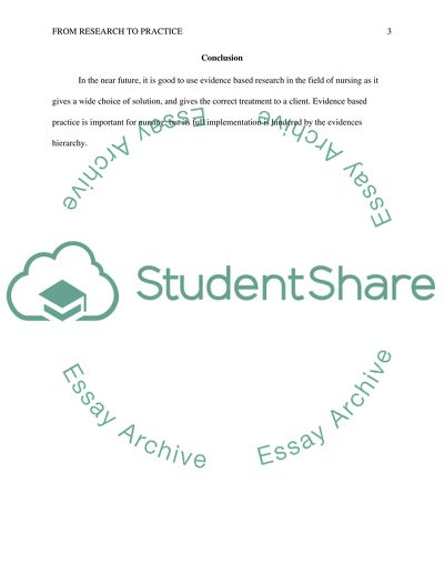 From Research to Practice