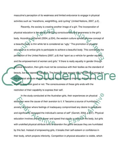 The Aversion of Female Students on Physical Education