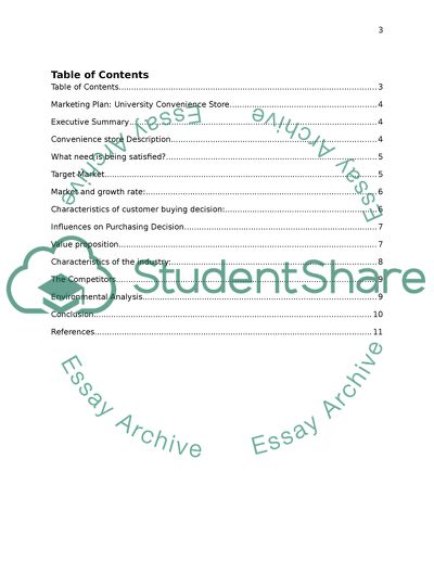 University Convineince Store
