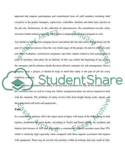 Safety in Industries