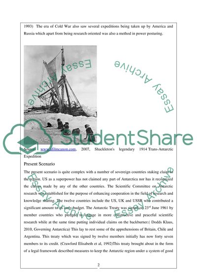 Science and Policy studies (Antarctica)