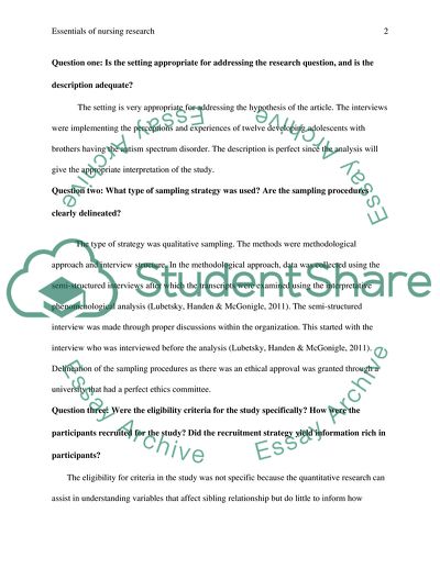 Autism Spectrum Disorder