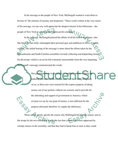 To the Betrayed Inhabitants of the City and Colony of New York By Alexander McDougall