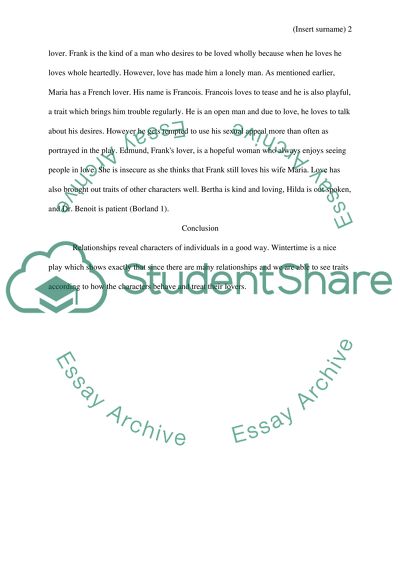 Wintertime: Charles Mee