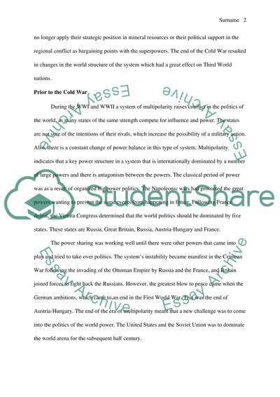 Cold war research paper