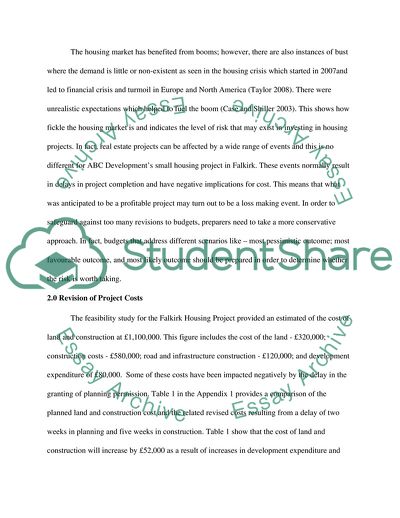 Development Finance - Falkirk Housing Project