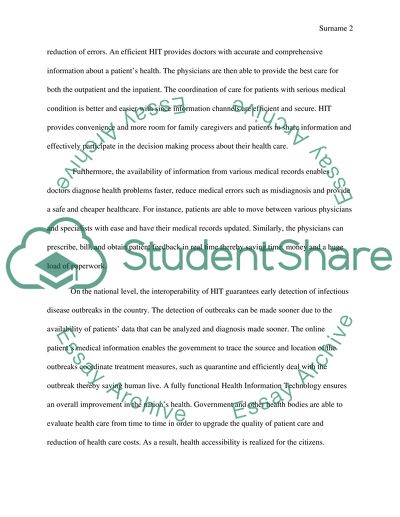 Health Information Technology