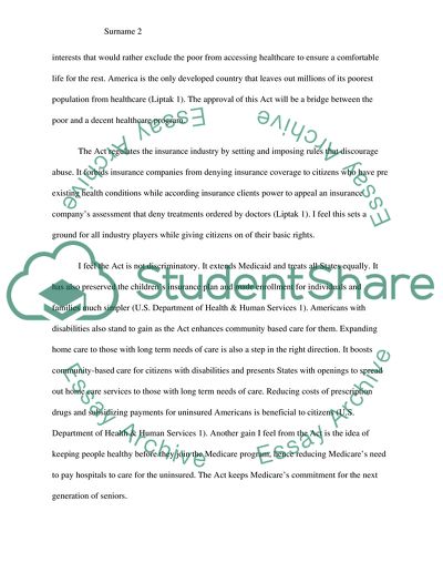 The Affordable Care Act Issues