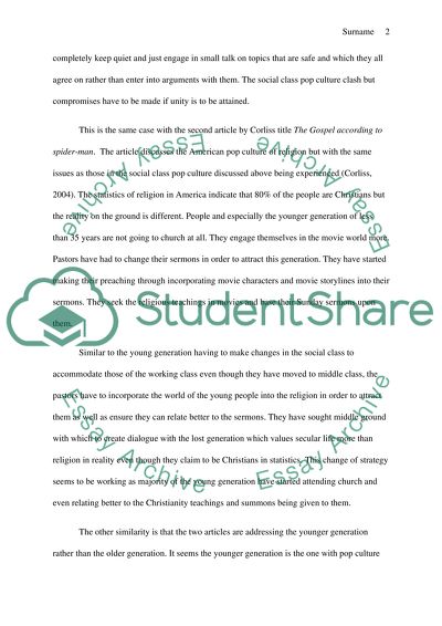 Response paper