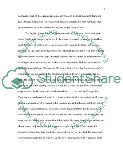 The English Patient by Michael Ondaatje