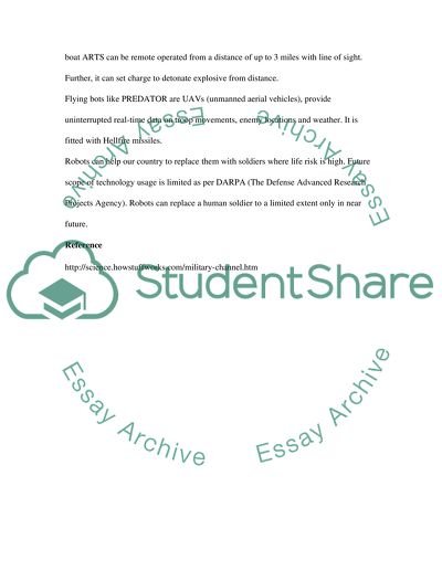 Technological Advances in Military Robotics Weaponry