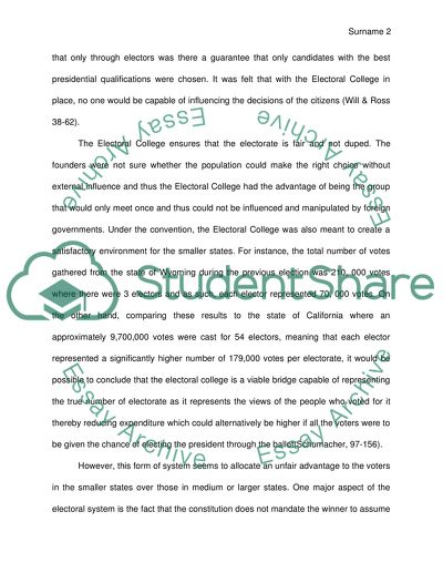 The History and Benefits of Electoral College