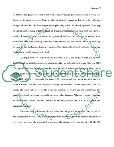 The Regenerative Capacity of the Progenitors