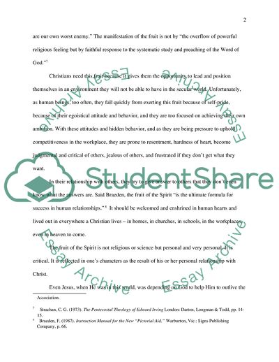 Faith, Hope, Love and the Holy Spirit