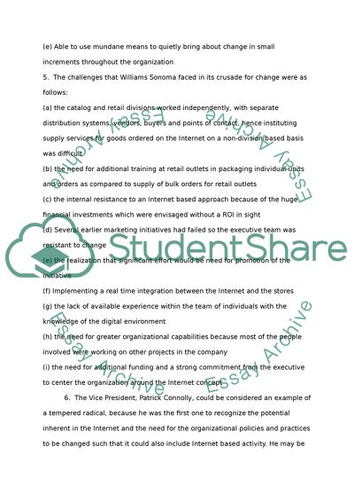 Examining Change in Action