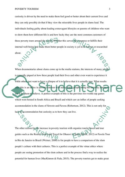 Reasons for Poverty Tourism, Its Advantages and Disadvantages