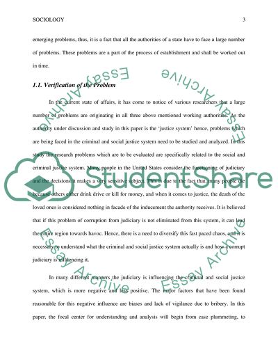 A Tainted Justice System: Corruption in Social and Criminal Justice Divisions