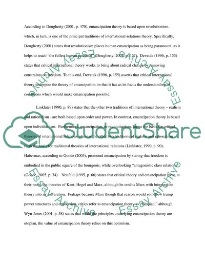 Arab Spring - The Utility of the Foucauldian Notion of Resistance as Opposed to The Critical