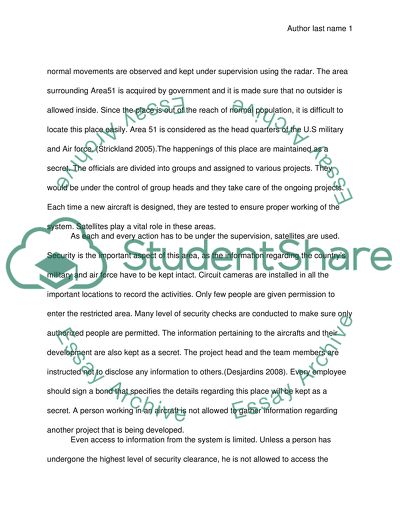 The Creation of Area 51